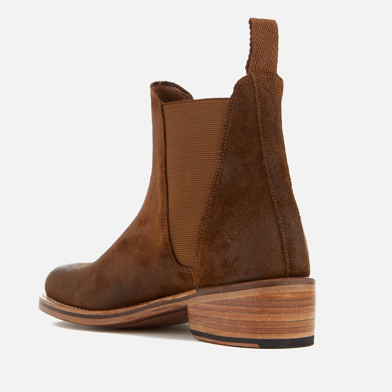 Grenson Women s Nora Burnished Suede Chelsea Boots Snuff Coggles