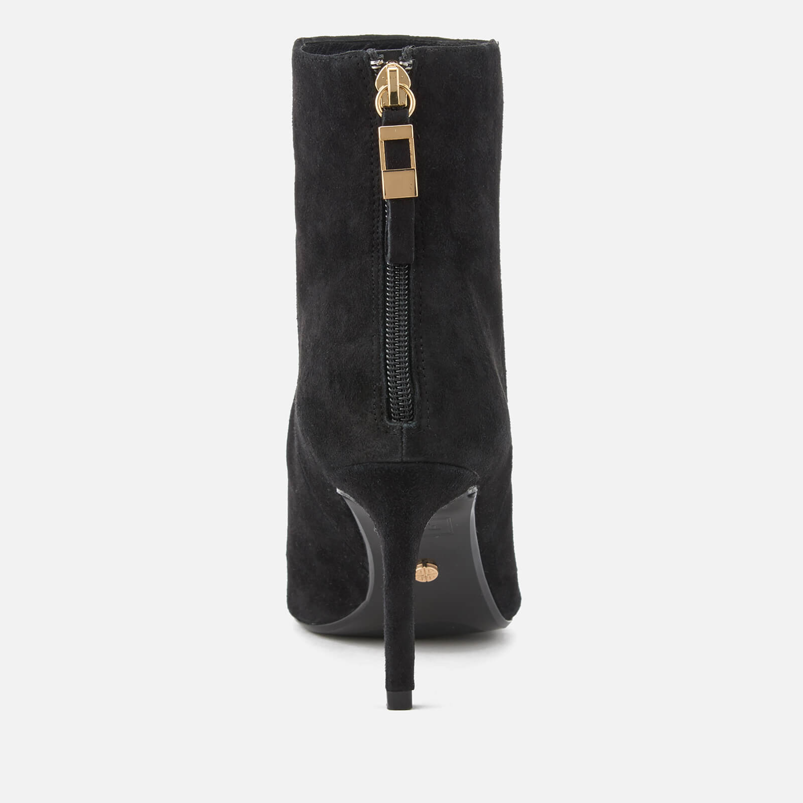Dune black suede ankle boots clearance