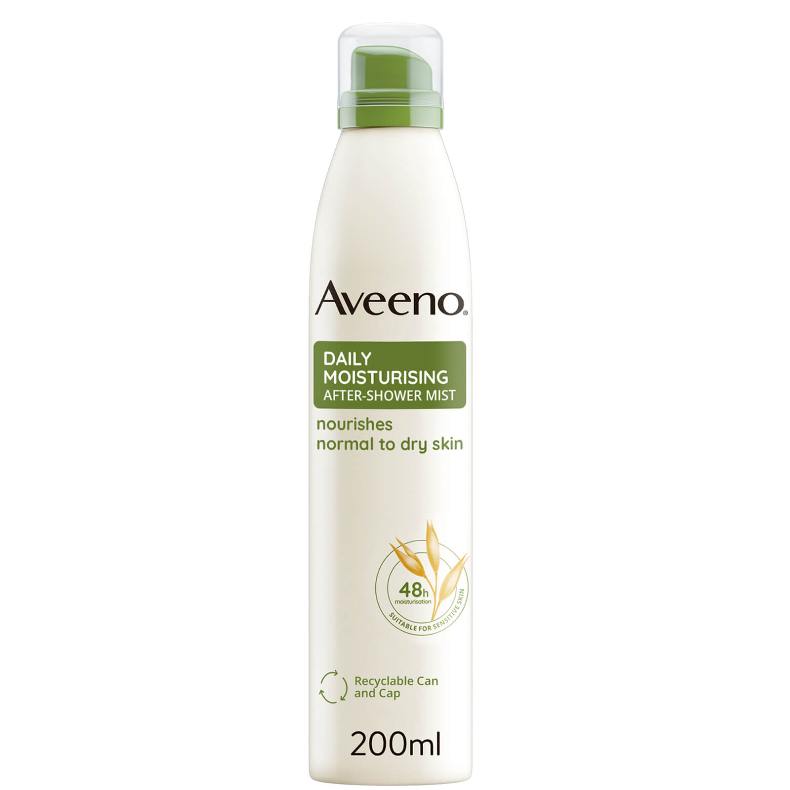 Bruma en espray hidratante diaria para después de la ducha de Aveeno 200 ml