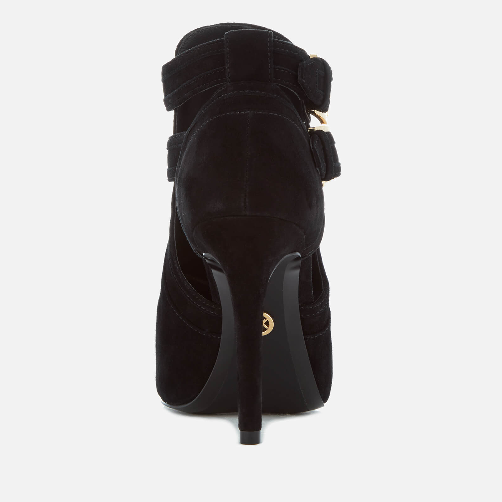 Michael kors blaze open sale toe bootie black