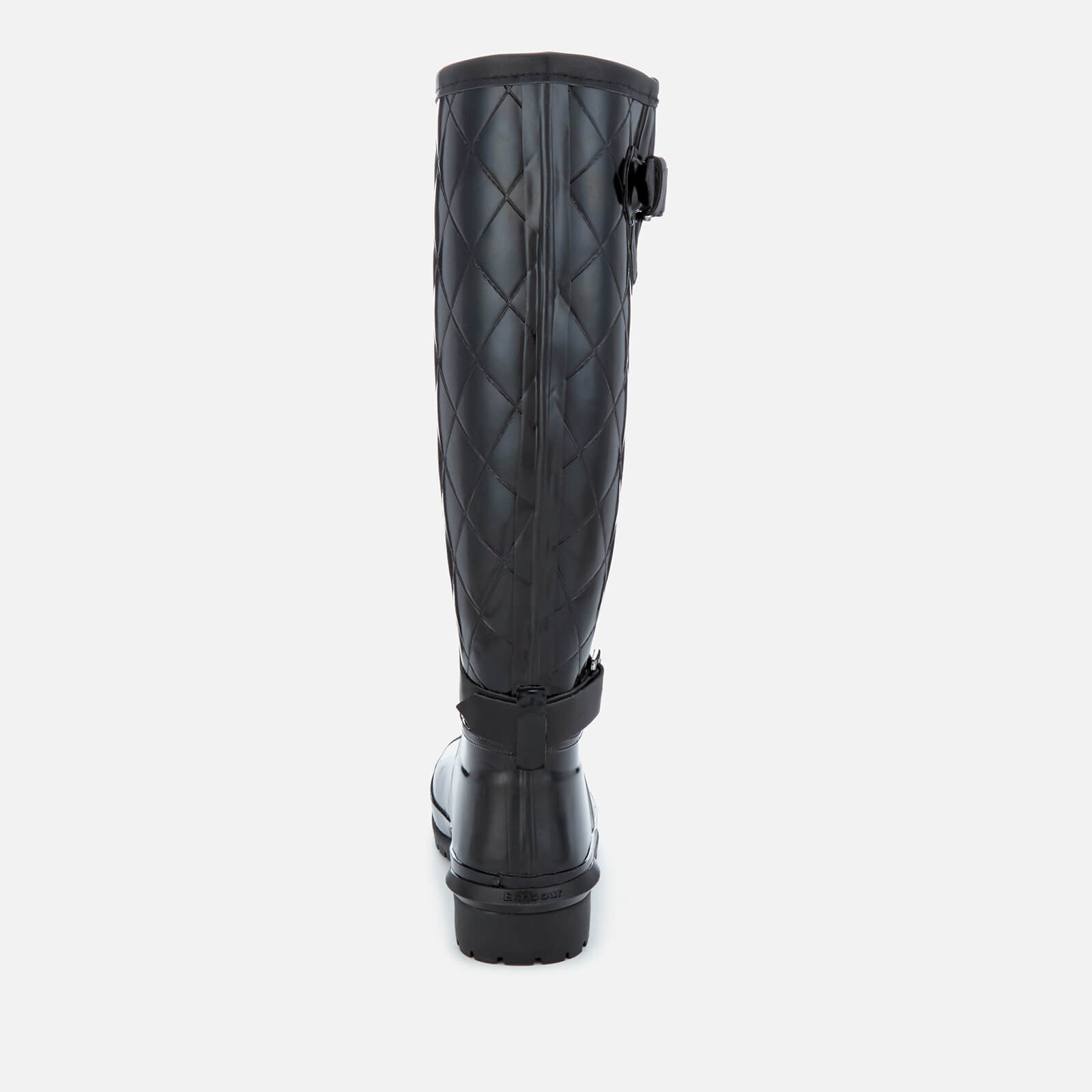 Barbour Women s Lindisfarne Slim Quilted Leg Wellies Black Allsole