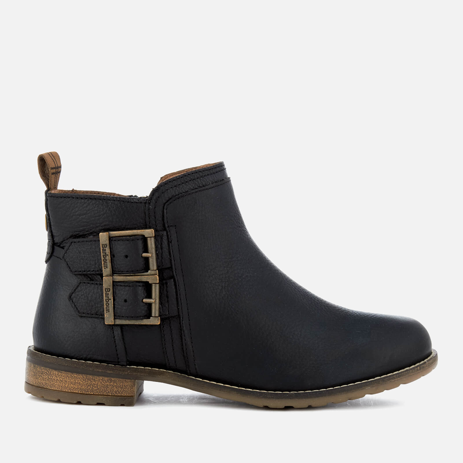 Barbour Women s Sarah Leather Low Buckle Boots Black UK 3 Coggles