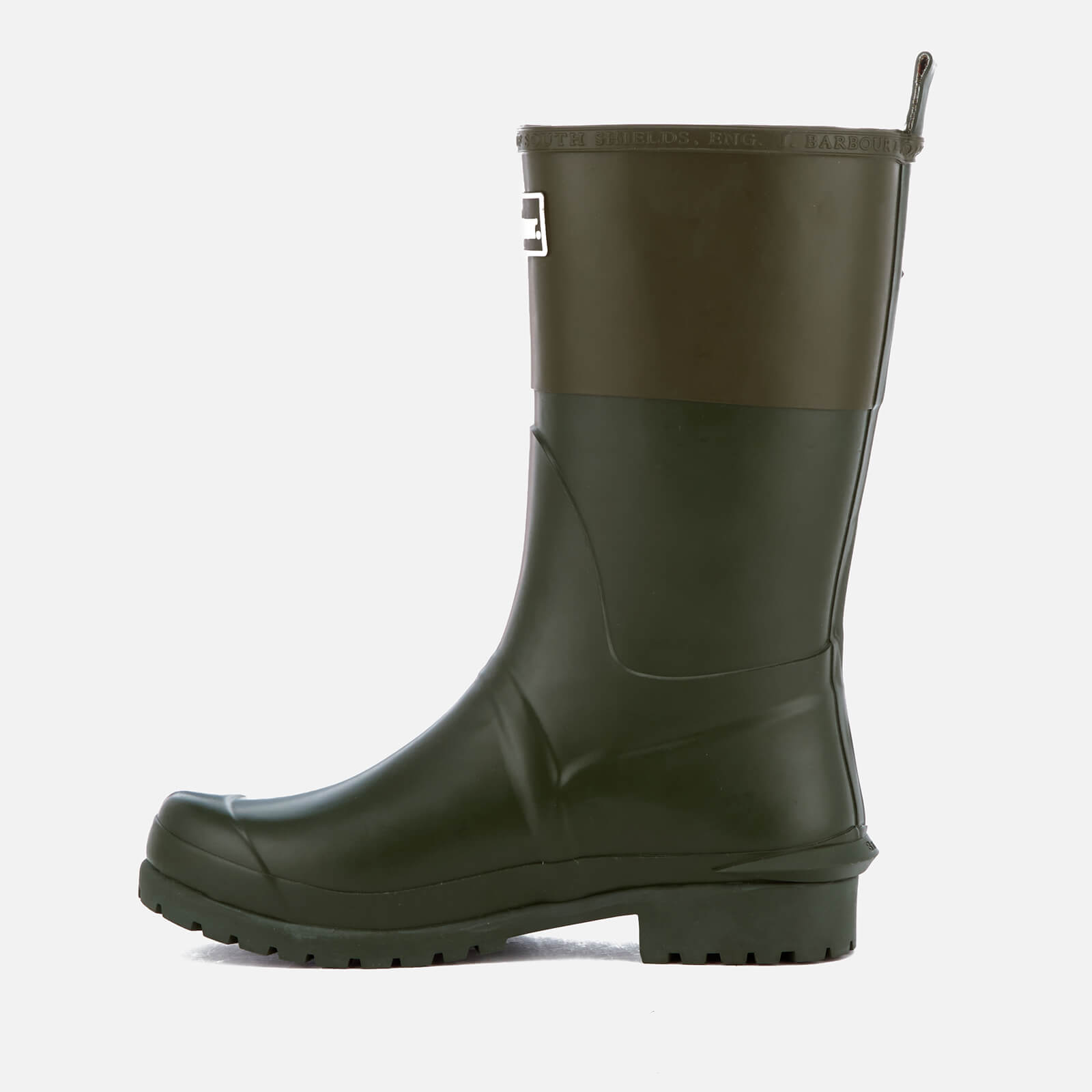 Barbour Women s Colour Block Short Wellies Kelp Khaki Coggles