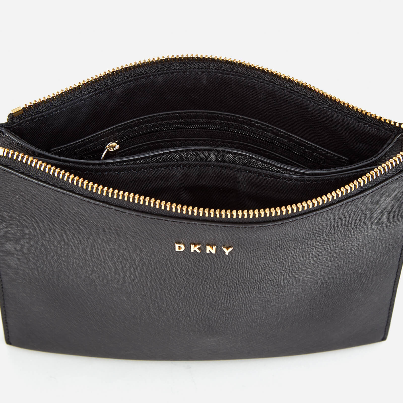 DKNY Women s Bryant Park Flat Top Zip Cross Body Bag Black Coggles