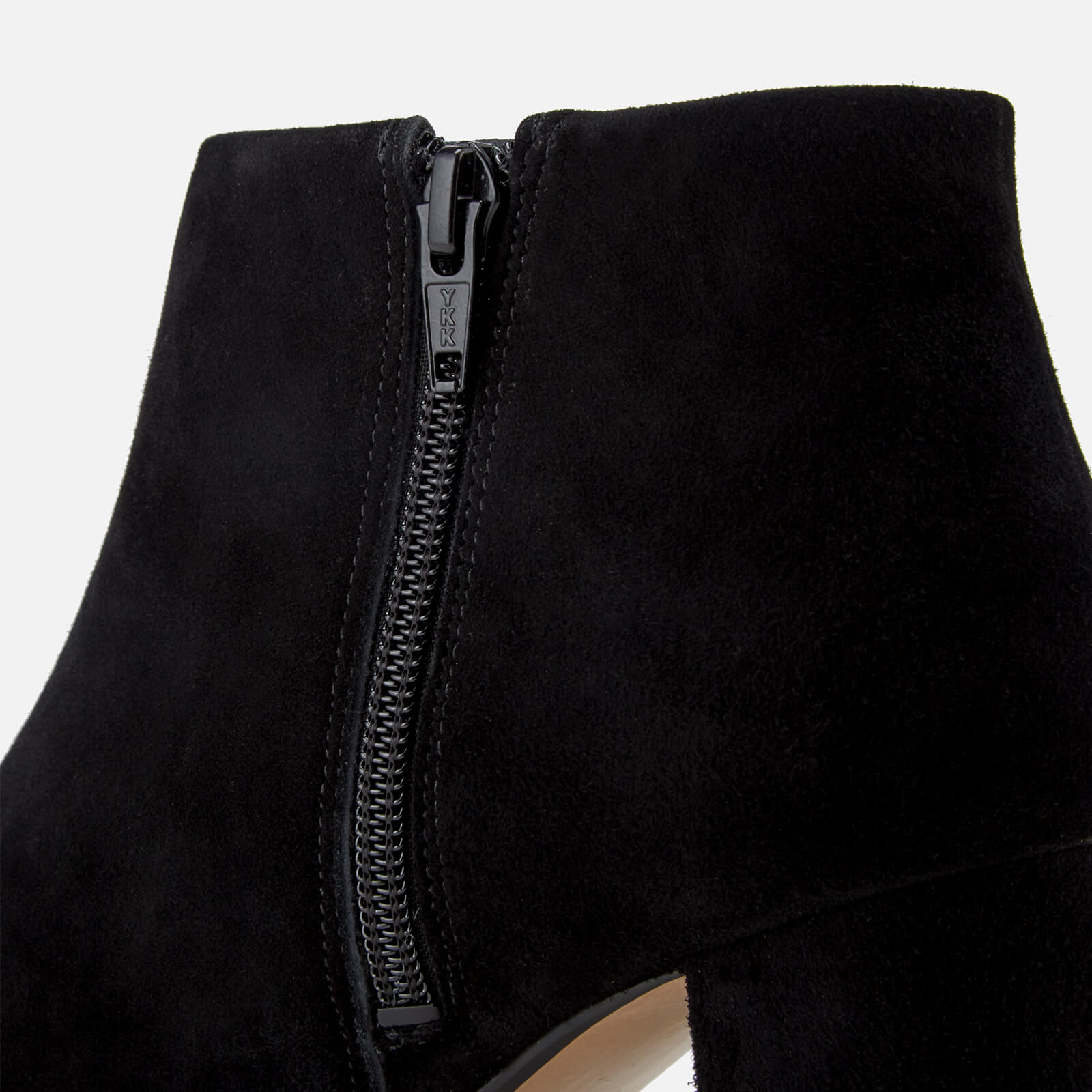 Clarks Women s Kelda Nights Suede Platform Heeled Ankle Boots Black Allsole