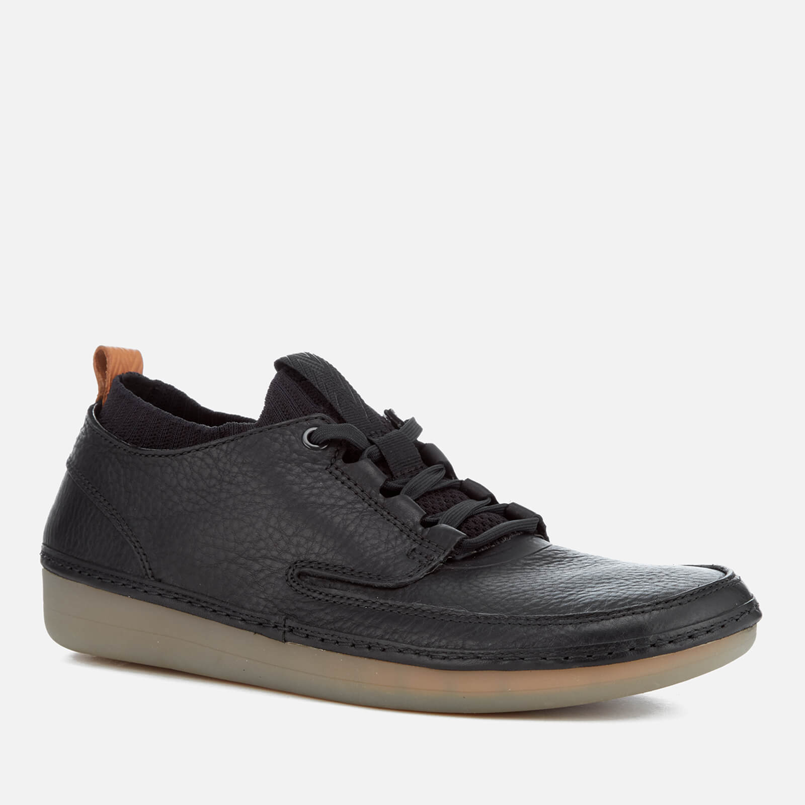 Clarks Men s Nature IV Leather Lace Up Shoes Black Allsole