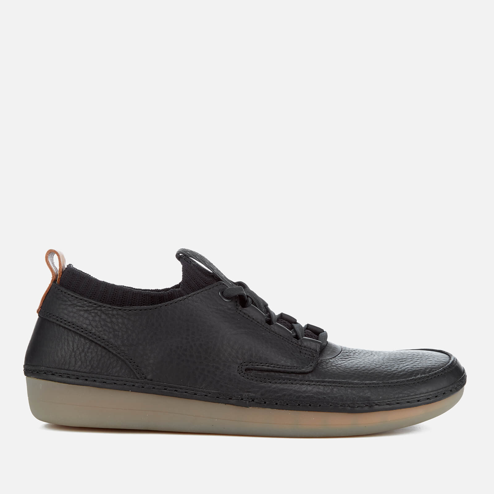 Clarks Men s Nature IV Leather Lace Up Shoes Black Allsole