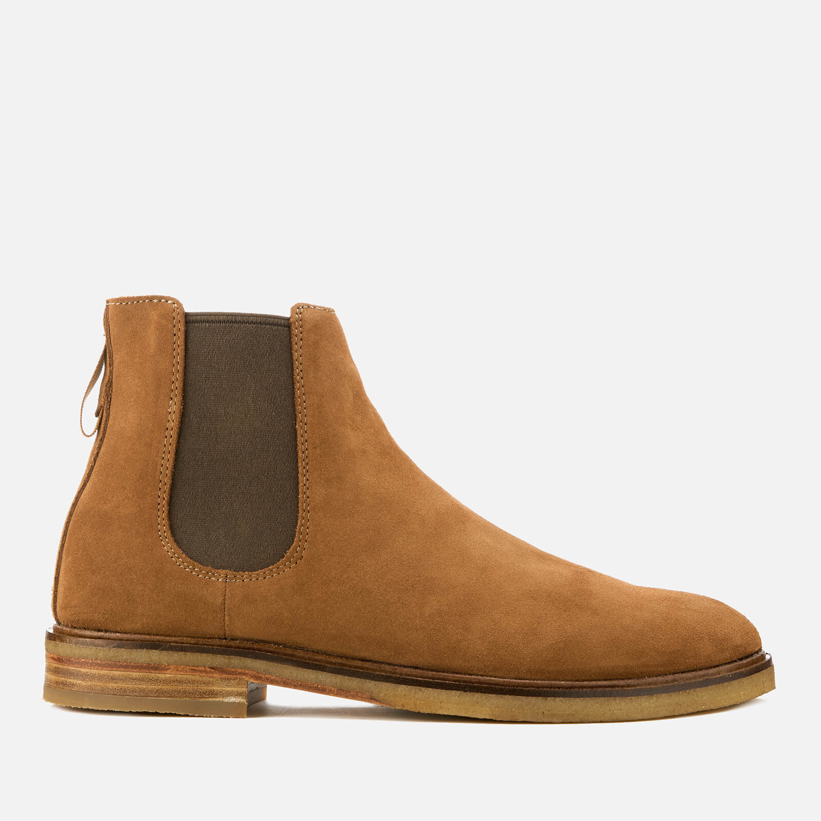 Clarks Men s Clarkdale Gobi Suede Chelsea Boots Tobacco Allsole