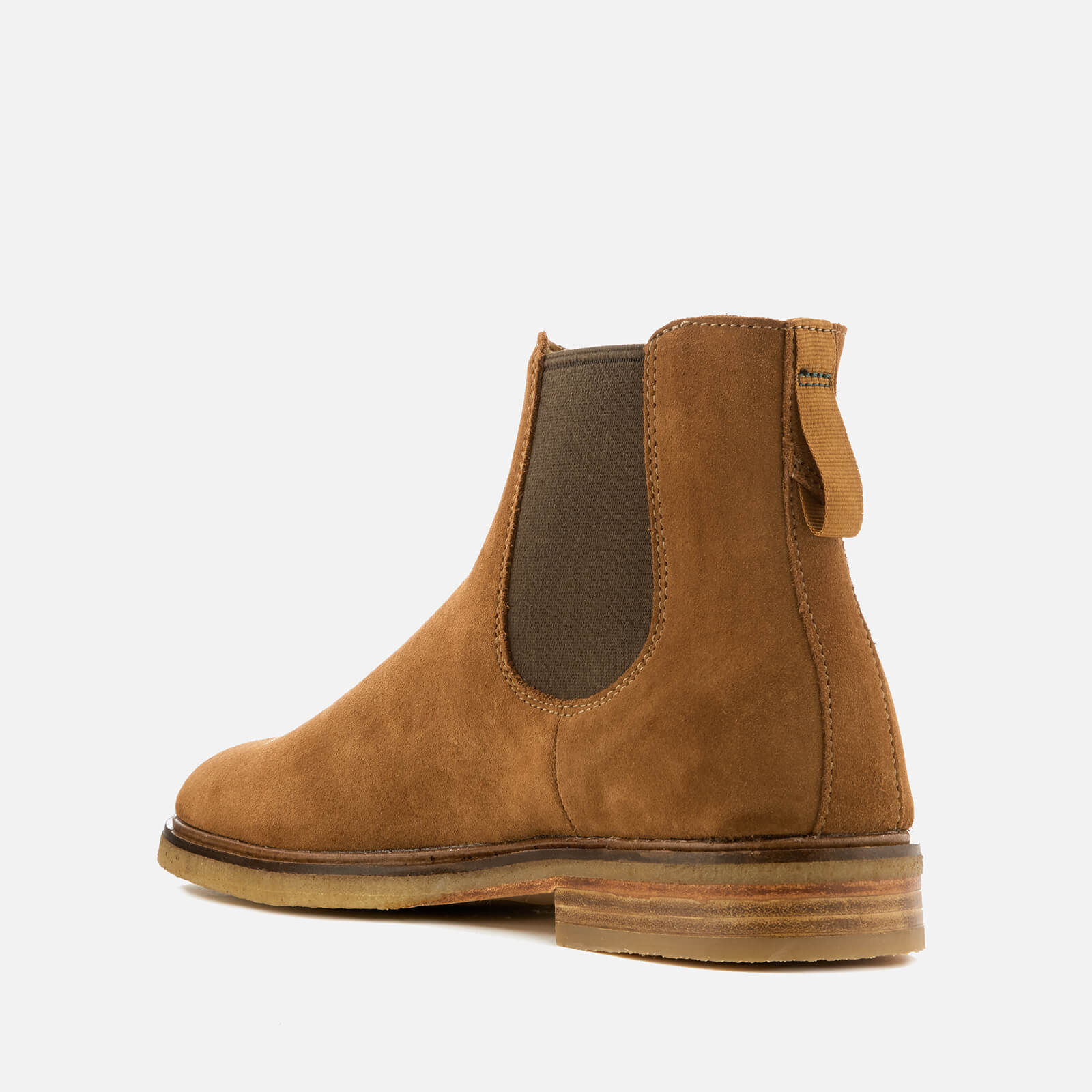 Clarks Men s Clarkdale Gobi Suede Chelsea Boots Tobacco Allsole