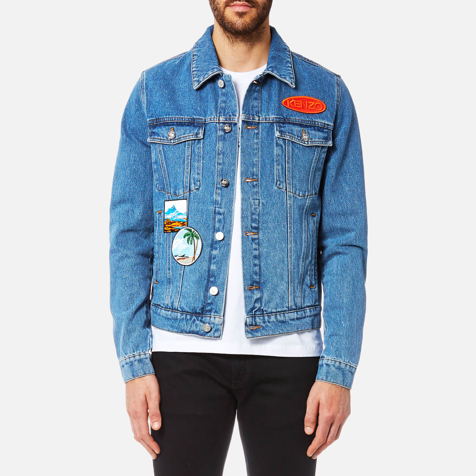 Kenzo denim jacket mens clearance