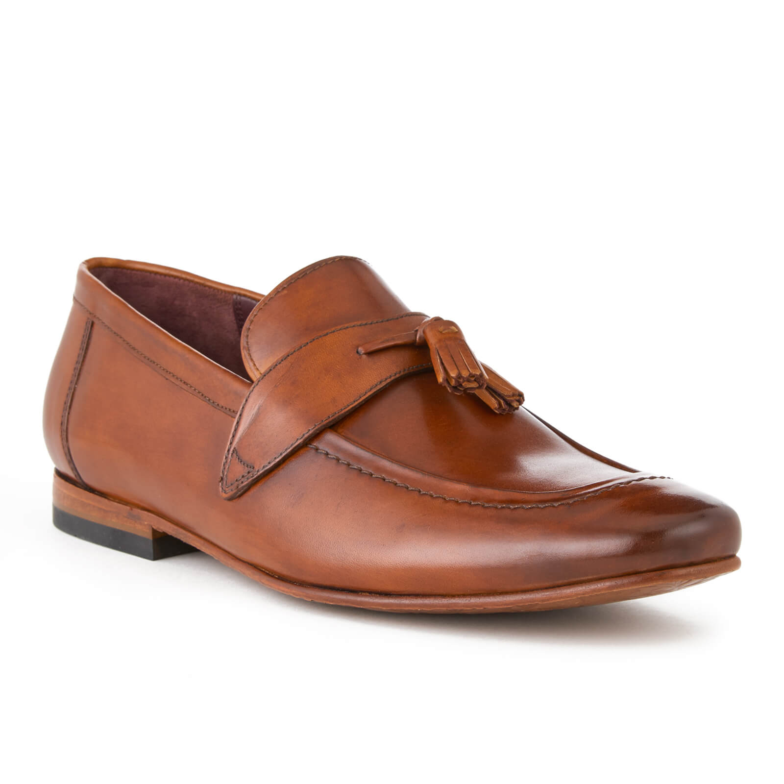 Ted Baker Men s Grafit Leather Tassel Loafers Tan Allsole