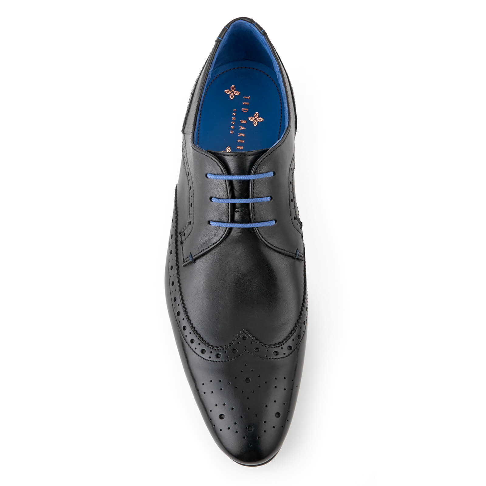 Ted Baker Men s Oakke Leather Brogue Derby Shoes Black Allsole