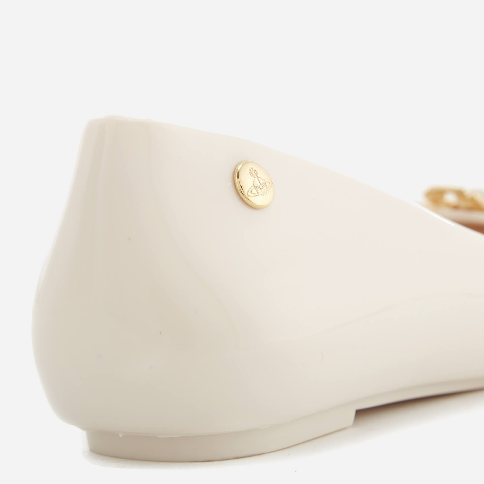 Vivienne Westwood for Melissa Women s Space Love 18 Ballet Flats Ivory Pearl Orb Allsole