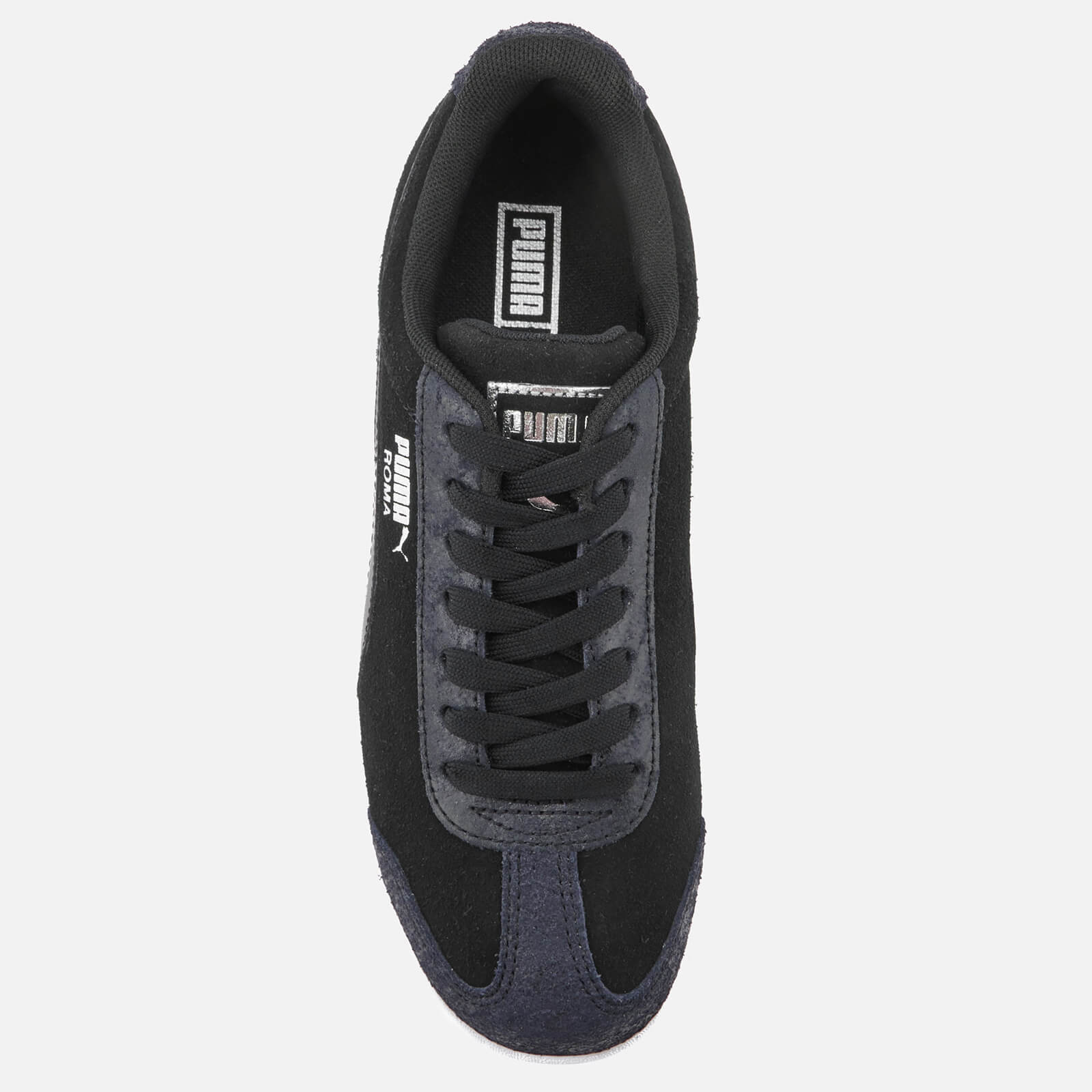 Puma Women s Roma Basic Metallic Safari Trainers Puma Black Puma Black Coggles