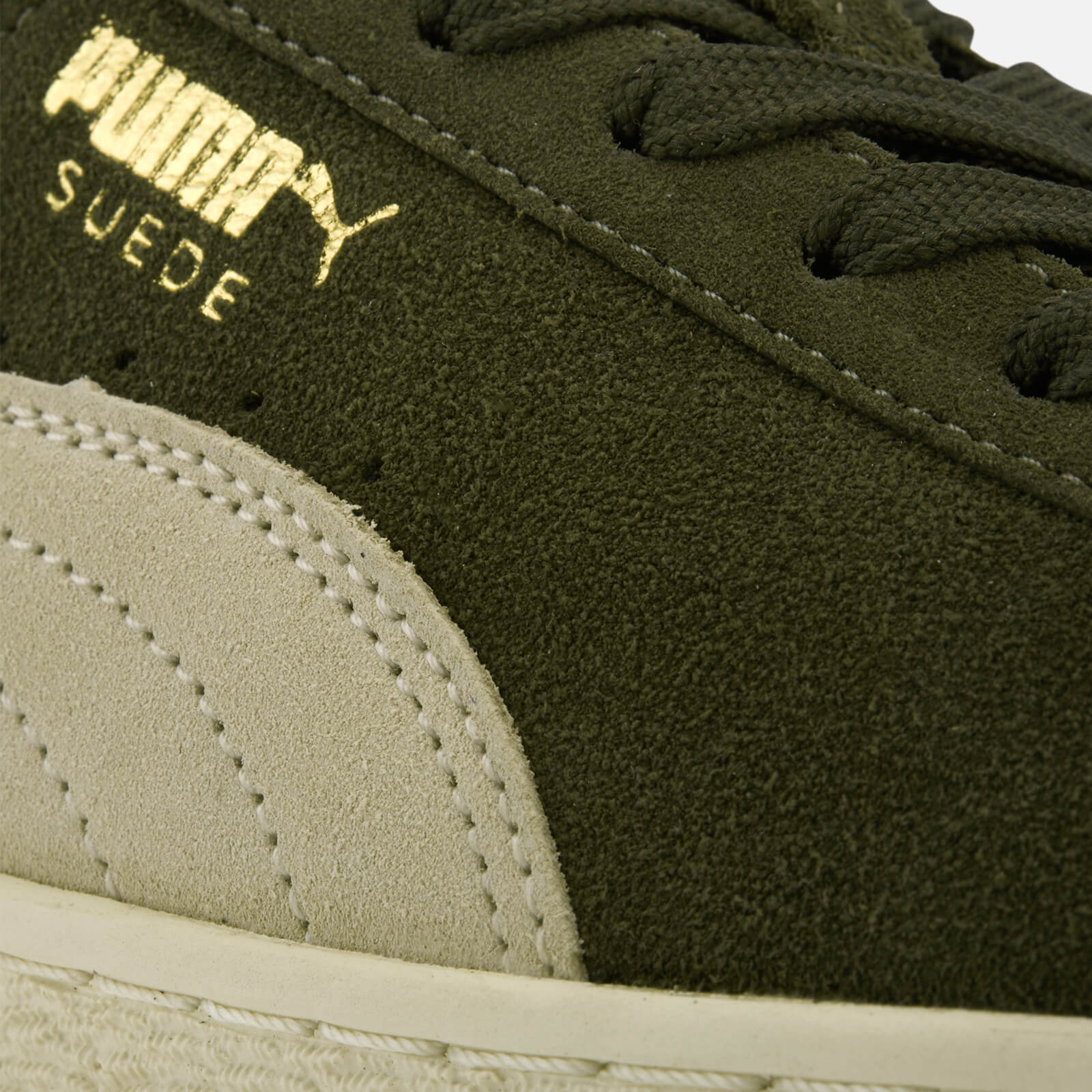 Puma suede classic olive night birch top