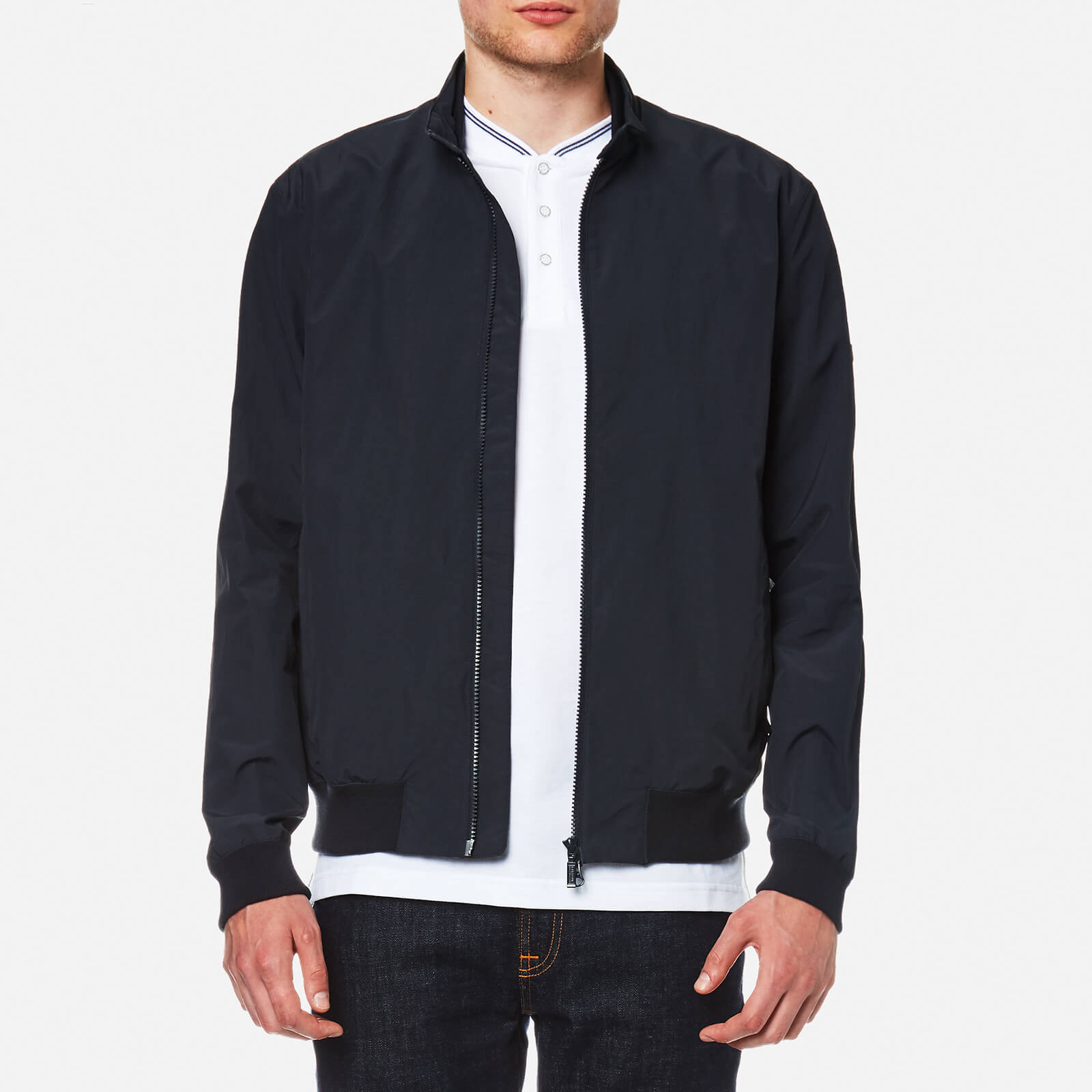 Barbour International Men s Runnel Waterproof Bomber Jacket Navy Coggles