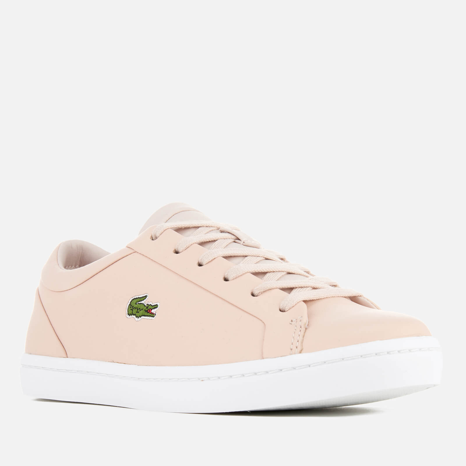 Lacoste Women s Straightset Lace 317 3 Cupsole Trainers Light Pink