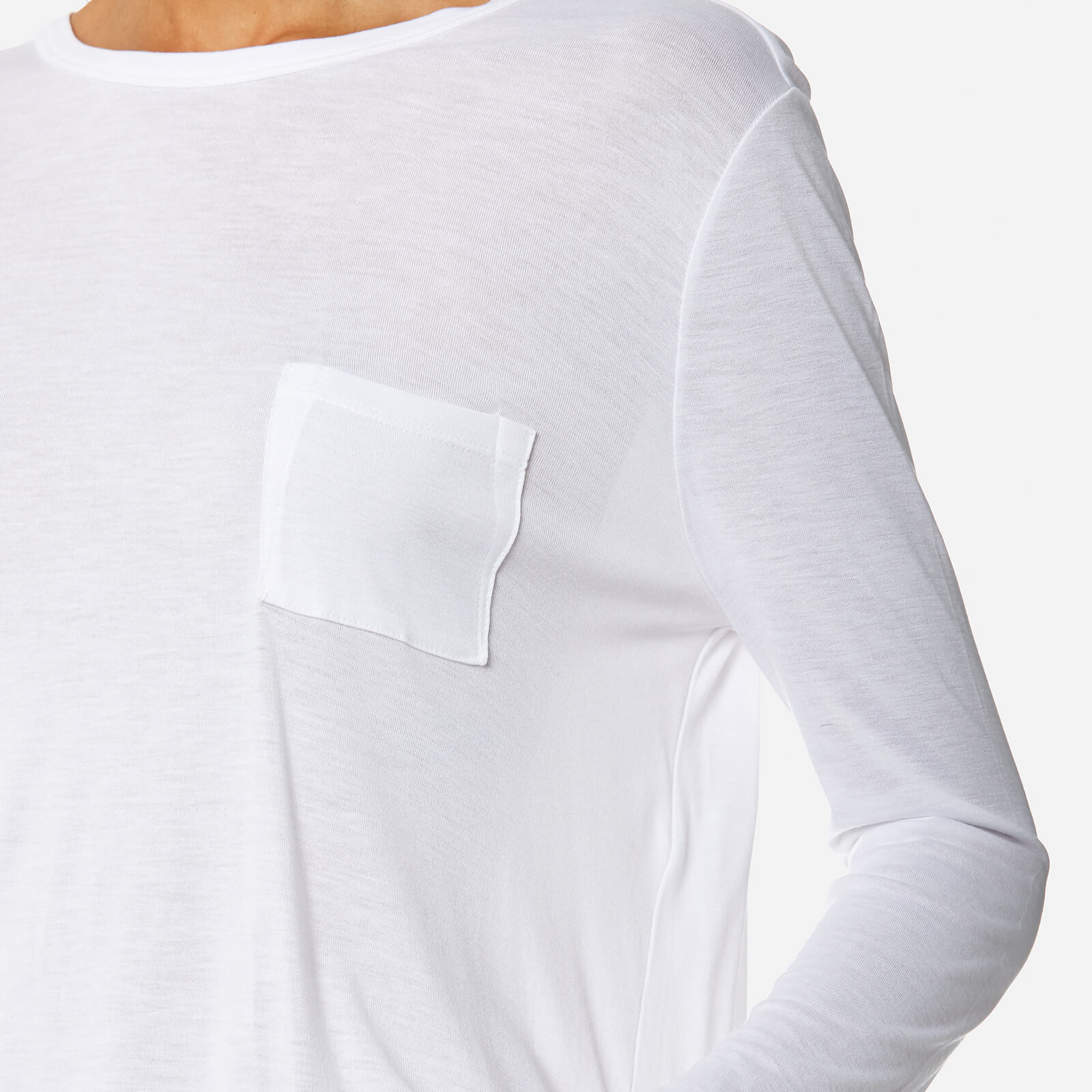 T by Alexander Wang Women's Classic Cropped Long Sleeve T