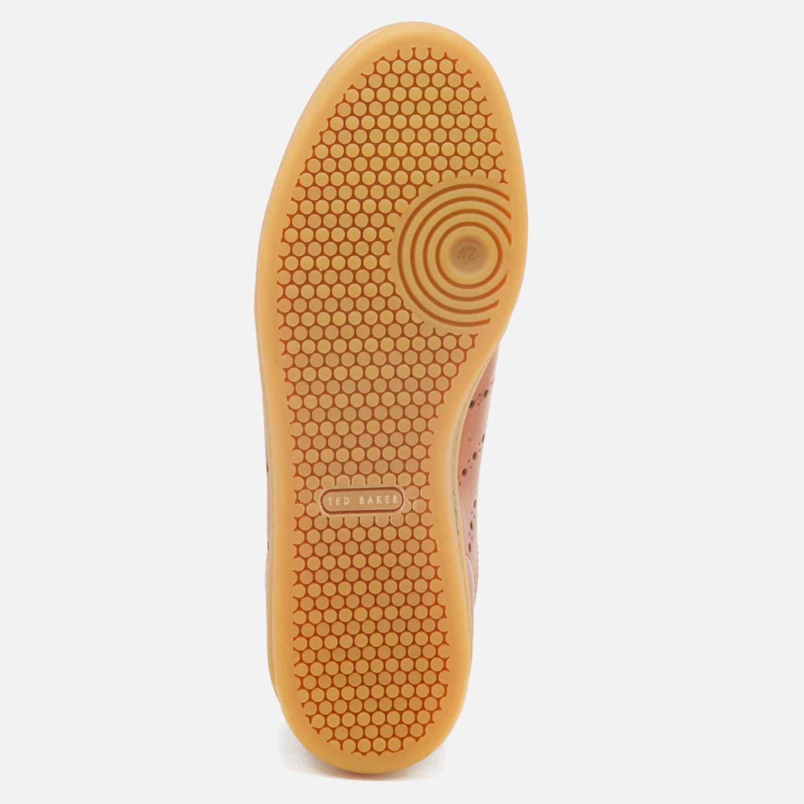 Ted Baker Men s Orlee Leather Cupsole Trainers Tan Allsole