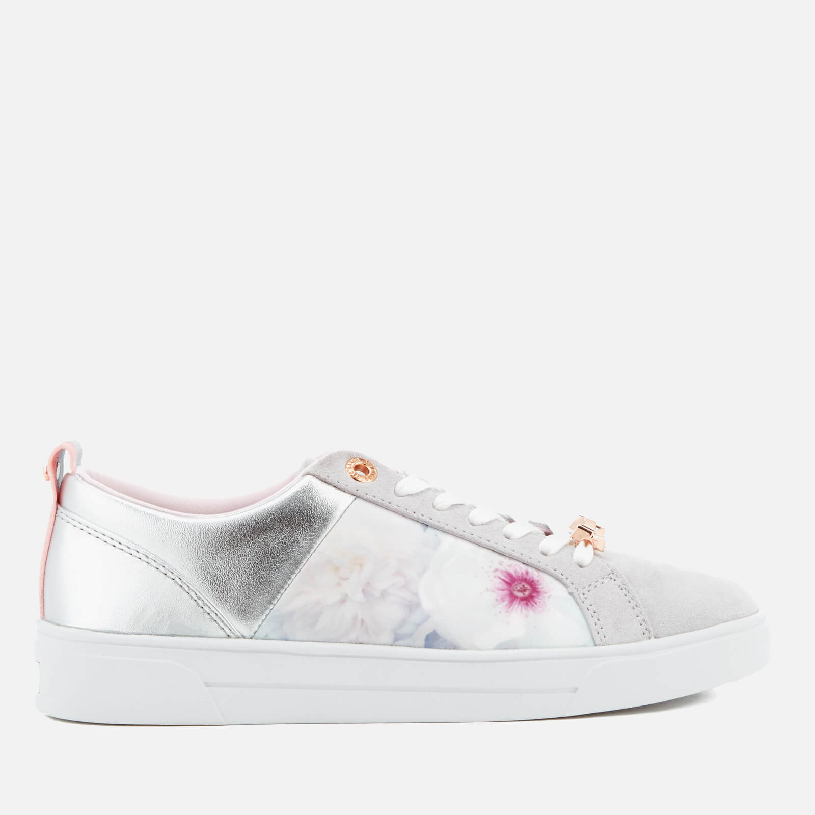 Ted Baker Women s Fushar Floral Print Cupsole Trainers Grey Chelsea Allsole