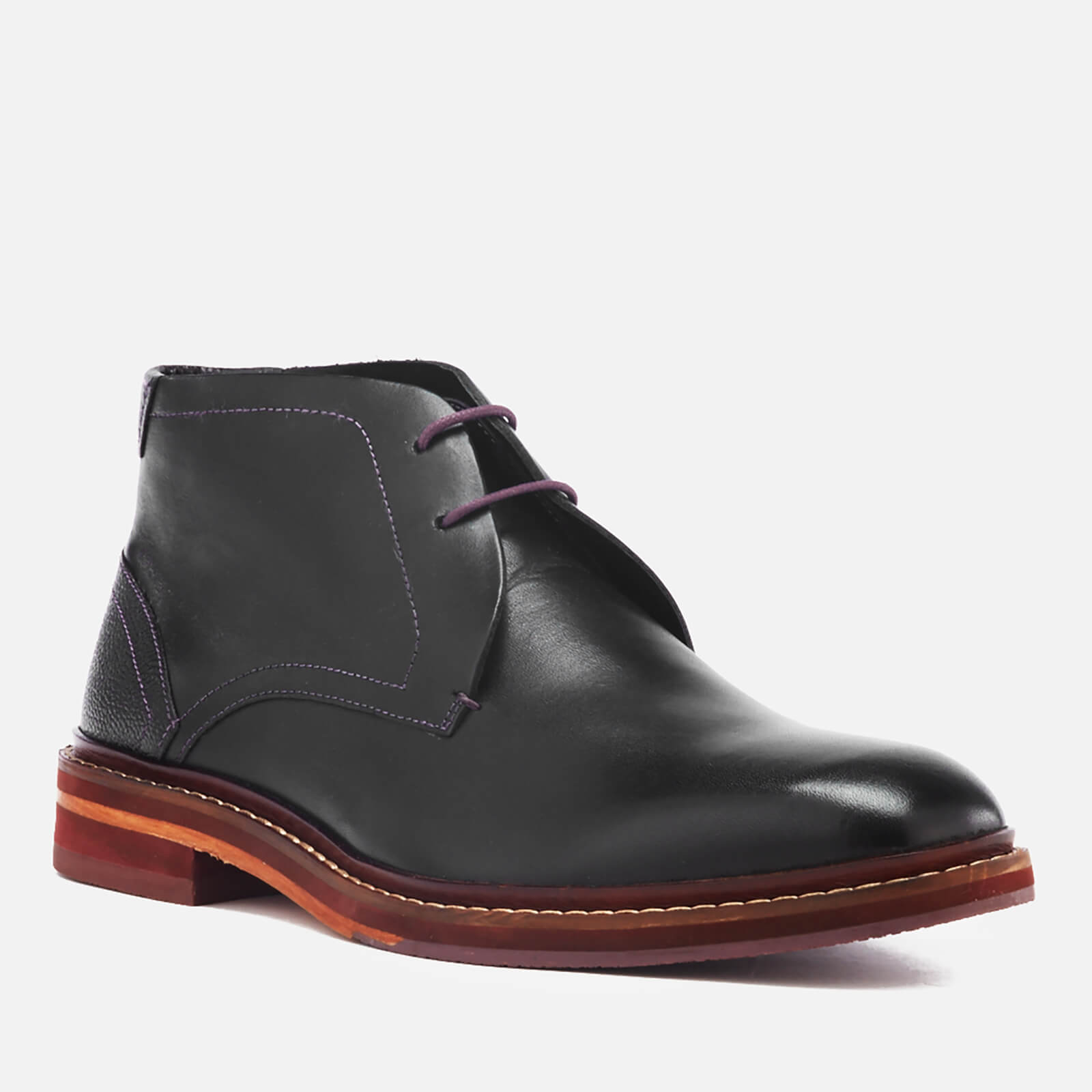 Azzlan leather shop derby boots