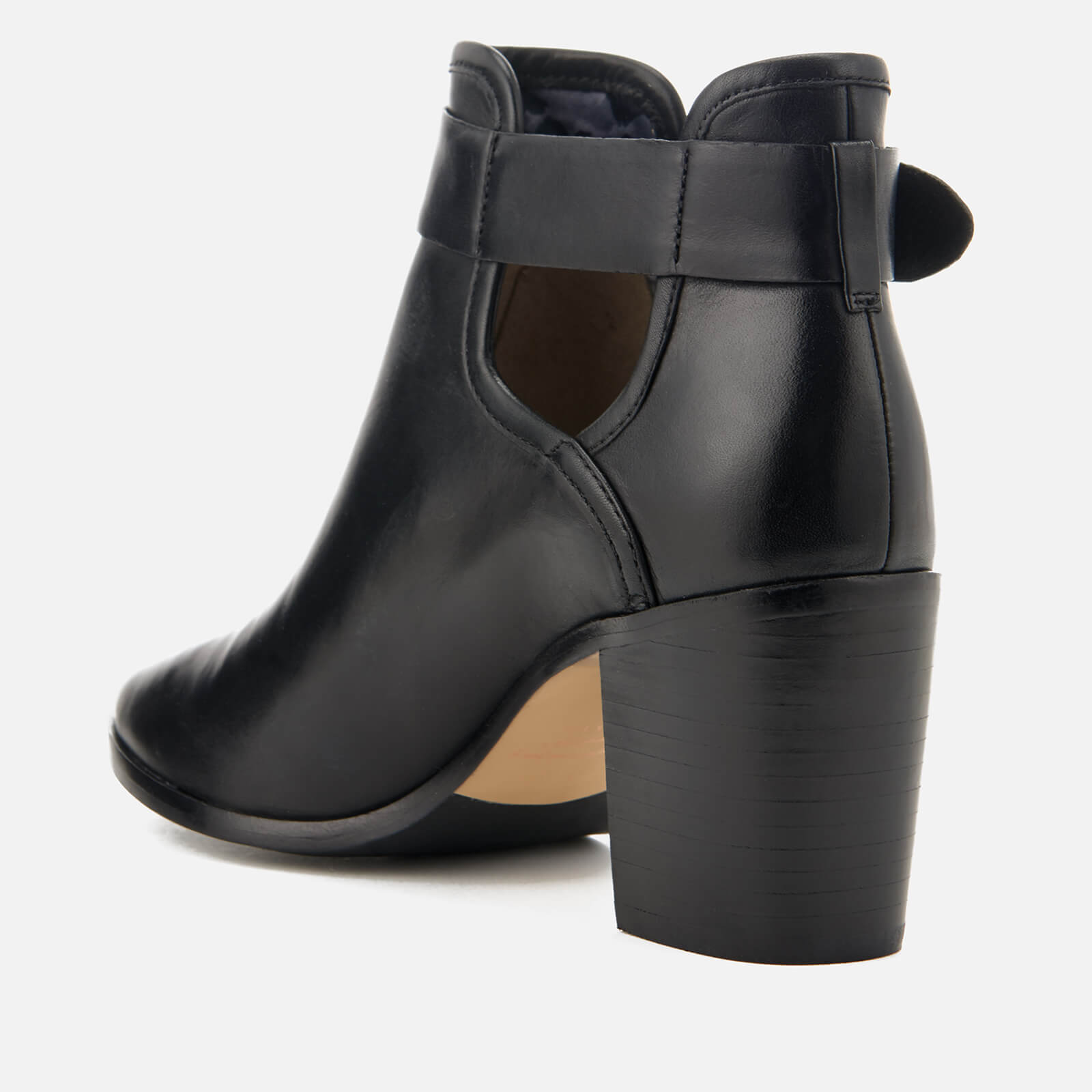 Ted Baker Women s Sybell Leather Heeled Ankle Boots Black Allsole