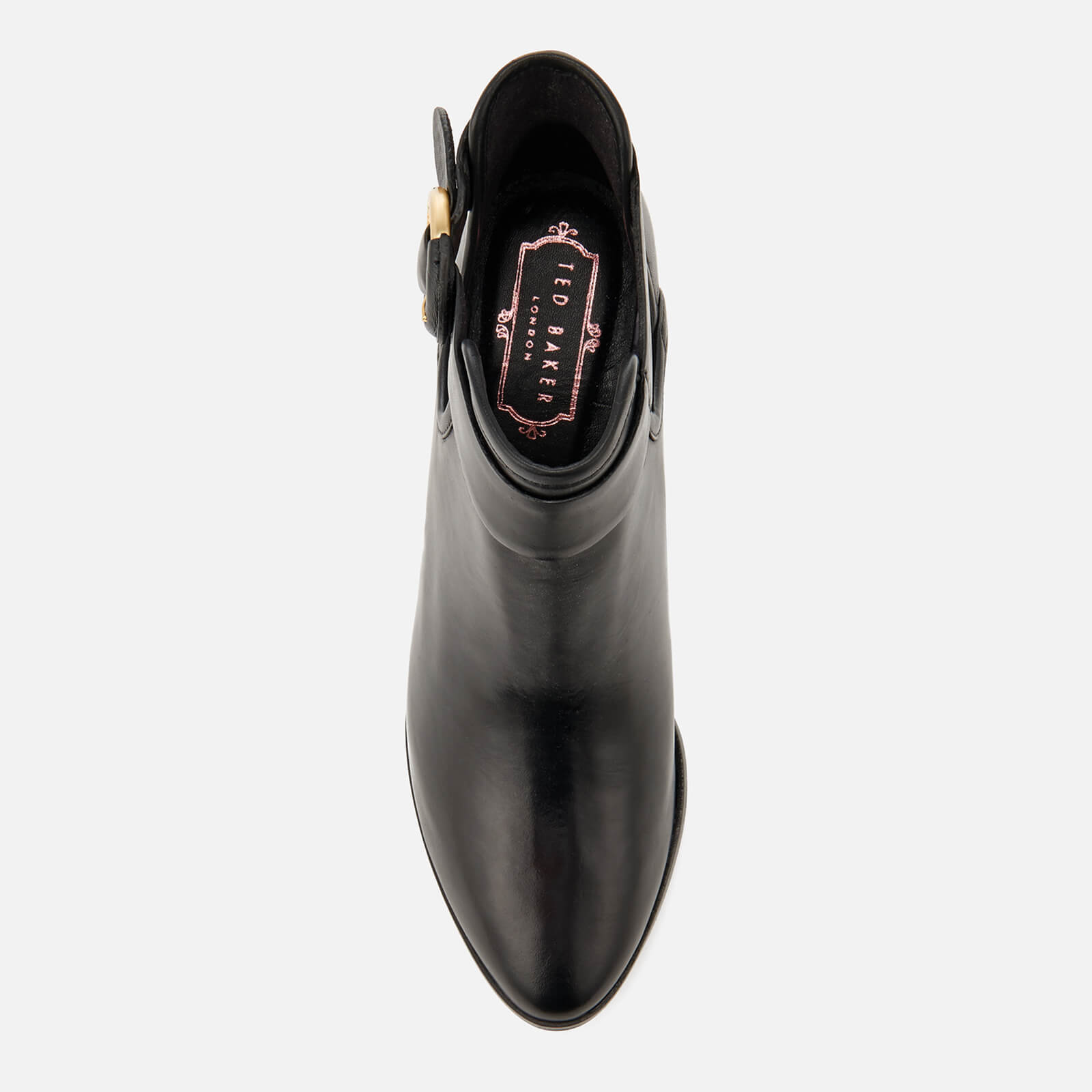 Ted Baker Women s Sybell Leather Heeled Ankle Boots Black Allsole