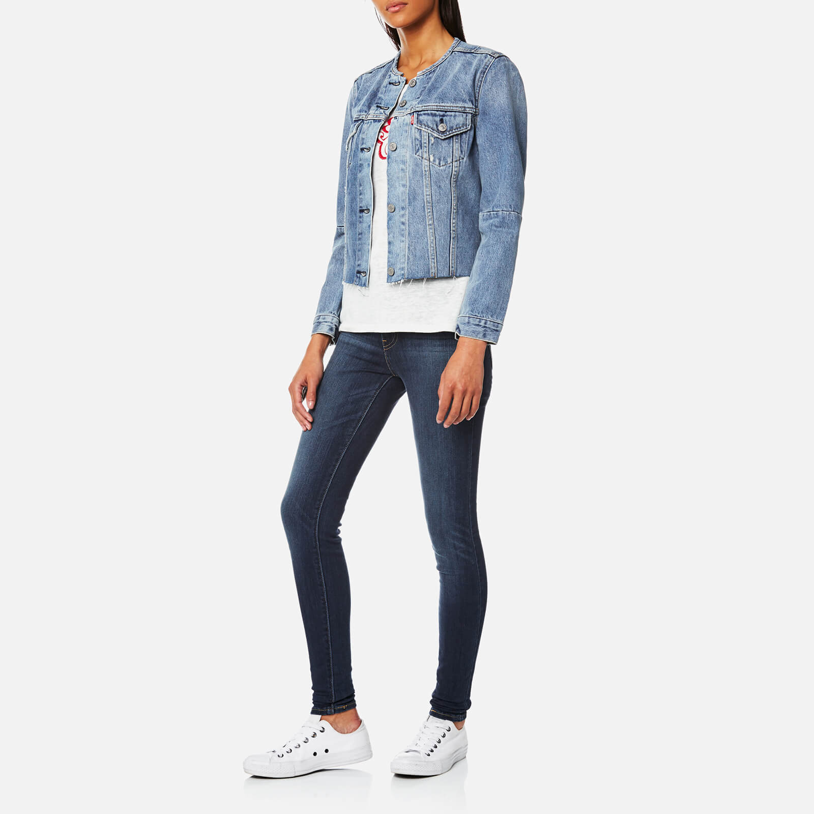 Levi's altered trucker jacket womens deals