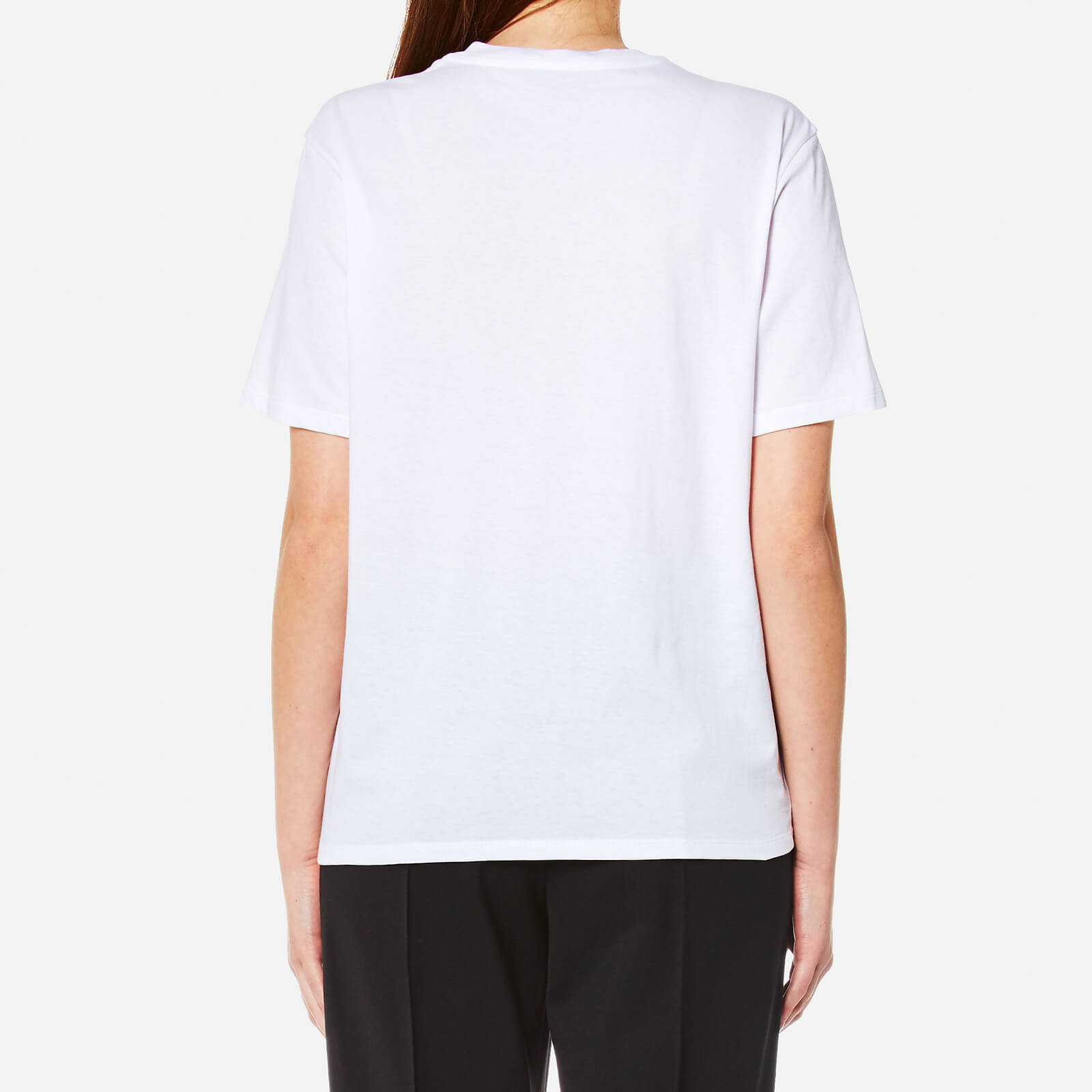 Alexander Wang Women's Boxy Crew Neck Bonded Barcode T-Shirt