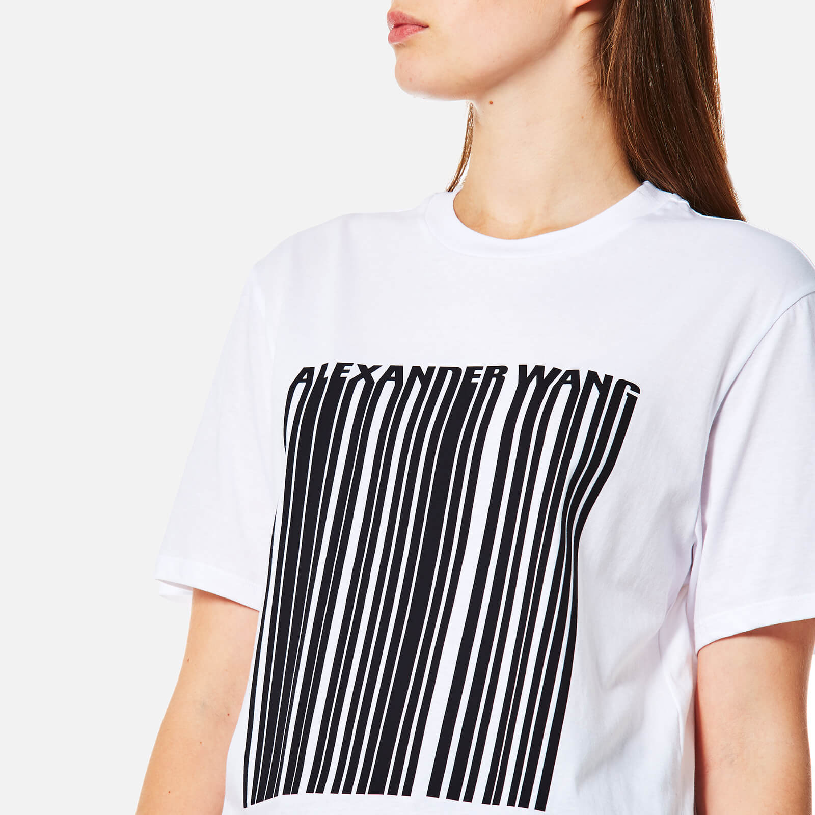 CODE A (コードエー) point neck shirt ホワイト