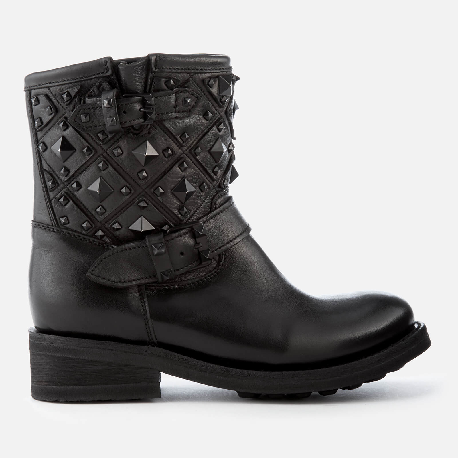 Studded biker cheap boots womens