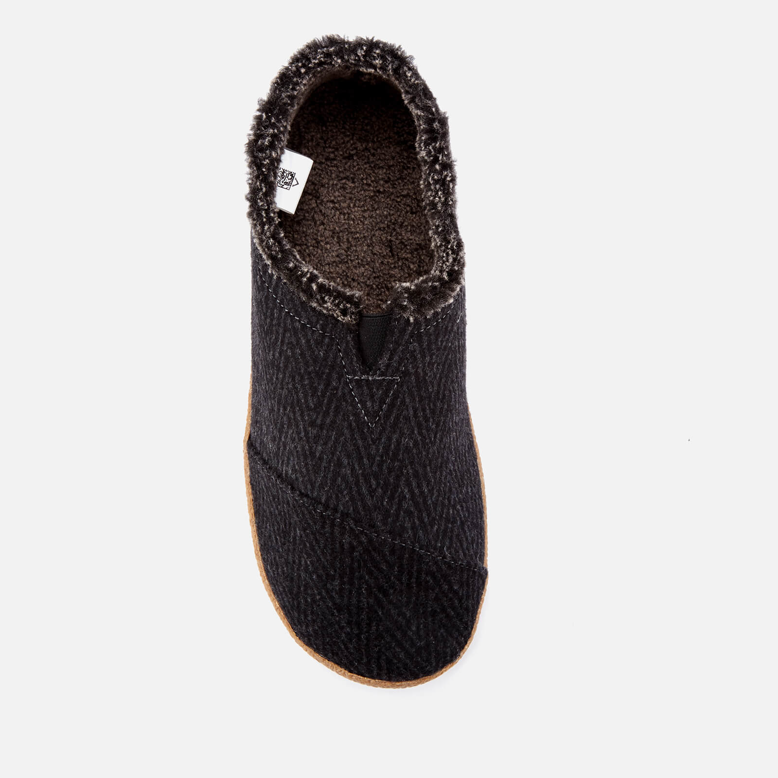 TOMS Men s Wool House Slippers Black
