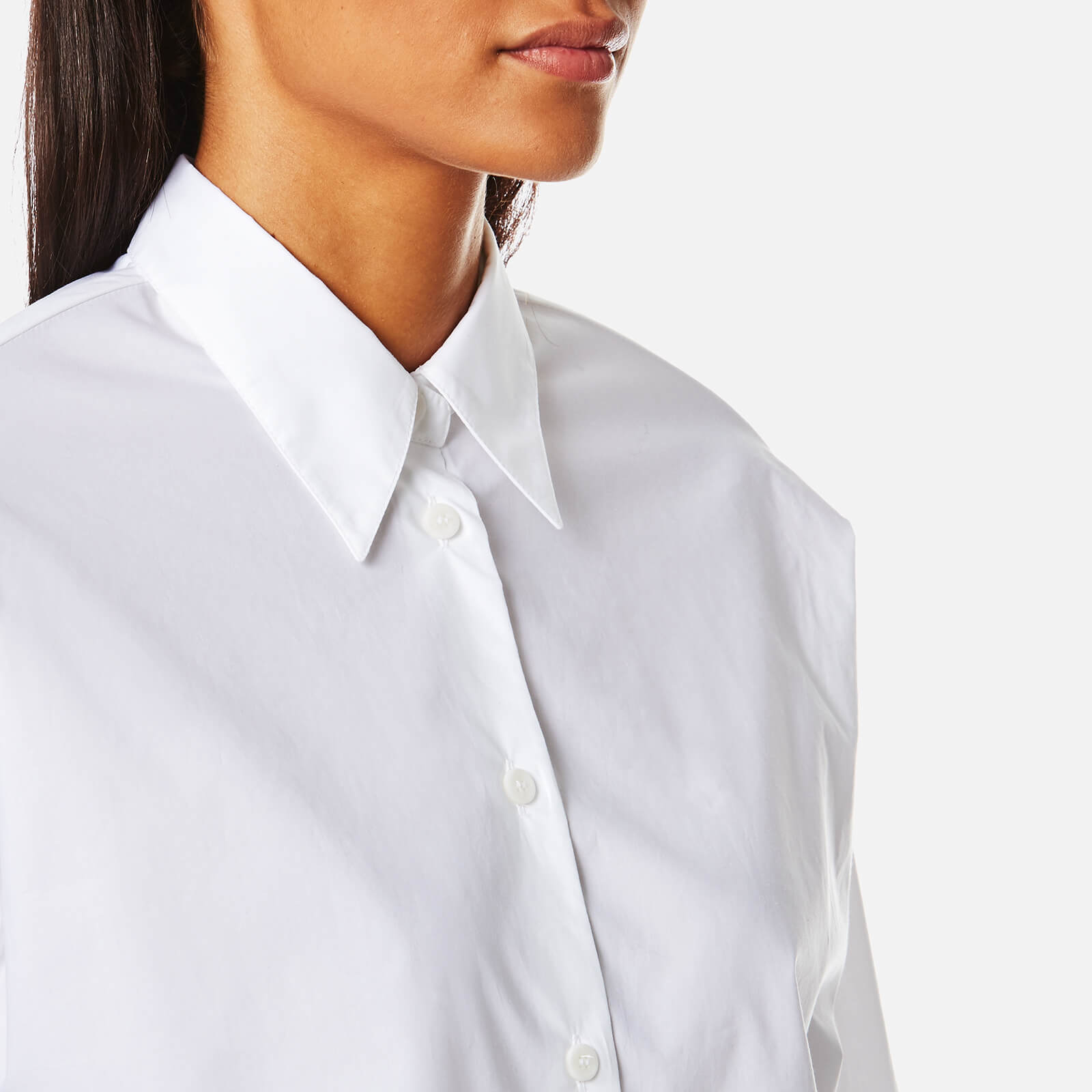 【関税込み】Maison Margiela ホワイト 刺繍 フーディ $1575 MM6 Maison Margiela Off-White Oversized Blazer Jacket