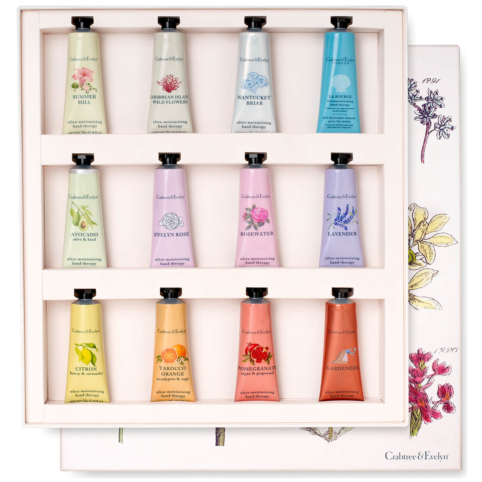 Crabtree & Evelyn Hand Therapy Gift Set 12 x 25g