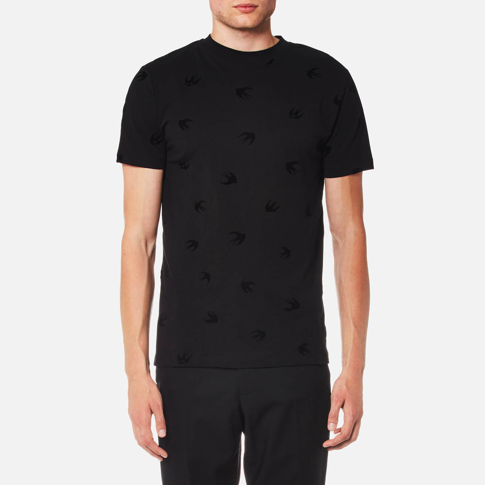 McQ Alexander McQueen Men's Swallow T-Shirt - Darkest Black
