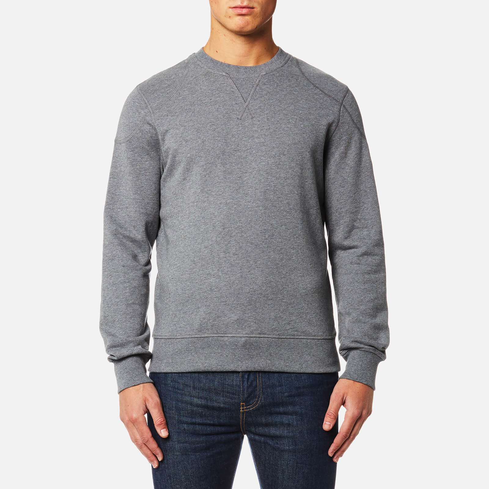 Belstaff Men s Jefferson Sweatshirt Dark Grey Melange Coggles