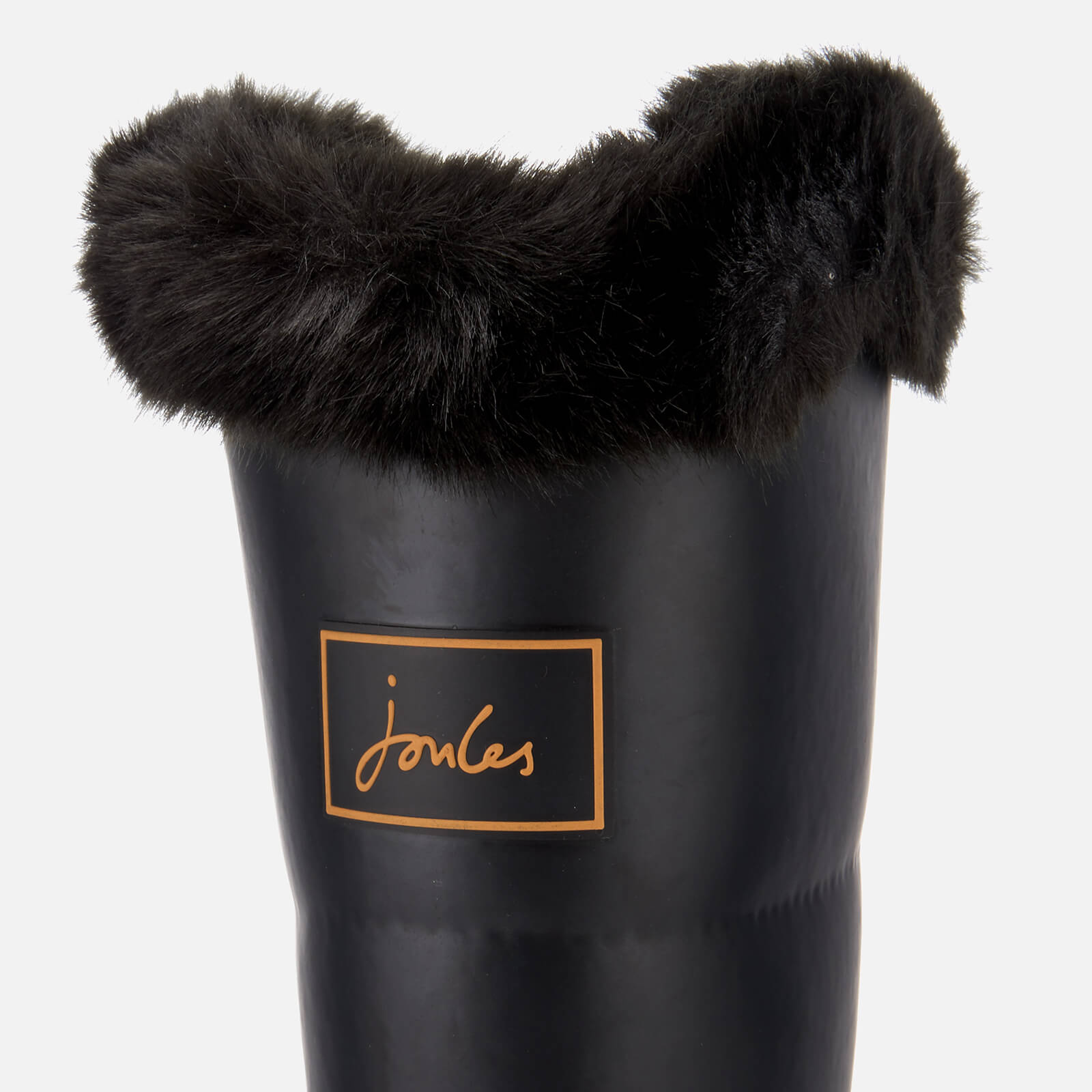 Joules Women s Downton Tall Padded Wellies Black Allsole