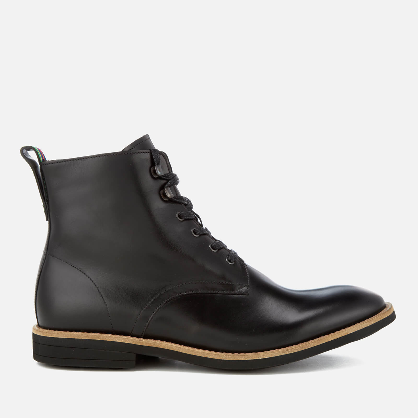 PS Paul Smith Men s Hamilton Leather Lace Up Boots Black Coggles
