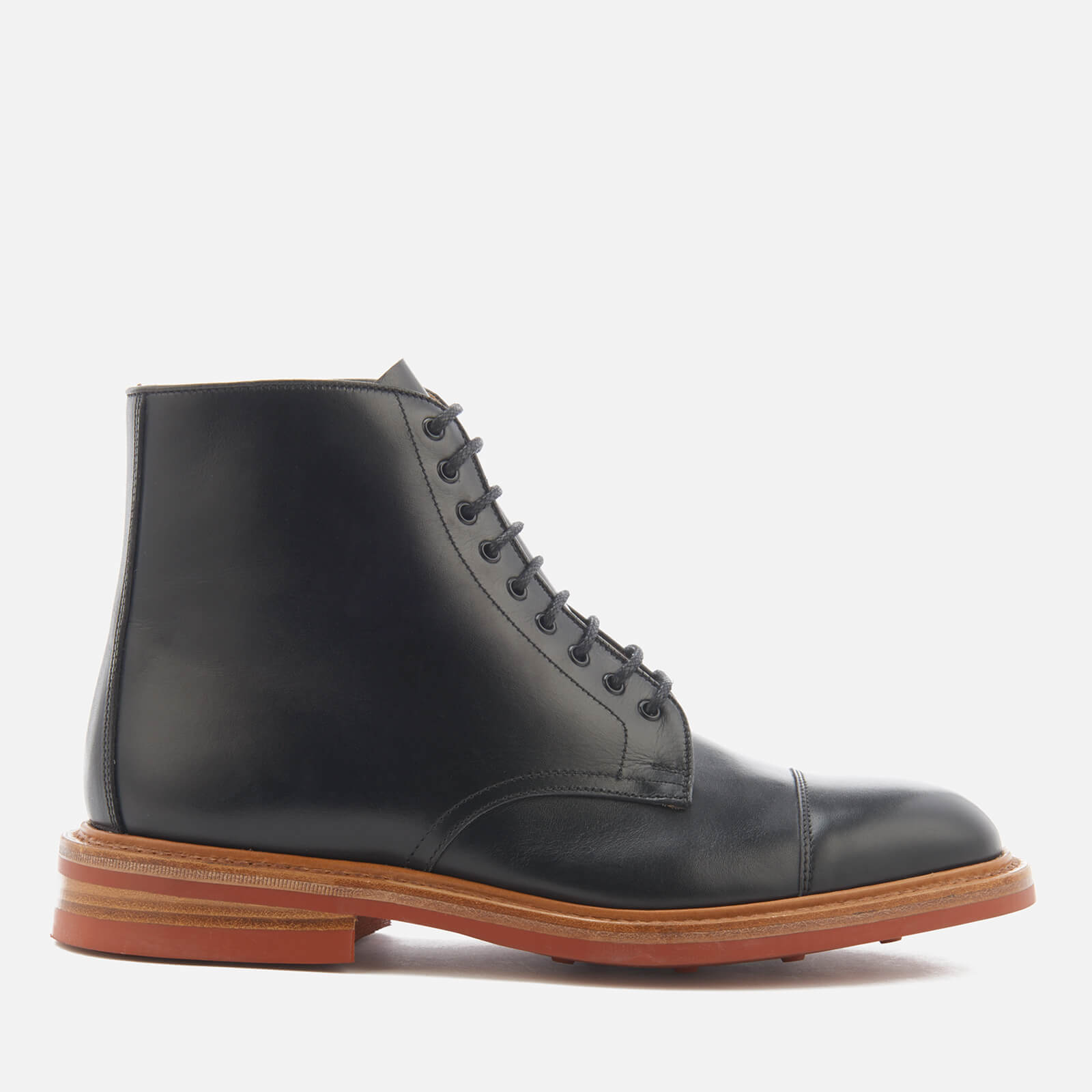Tricker s Men s Axton Leather Toe Cap Lace Up Boots Black Coggles