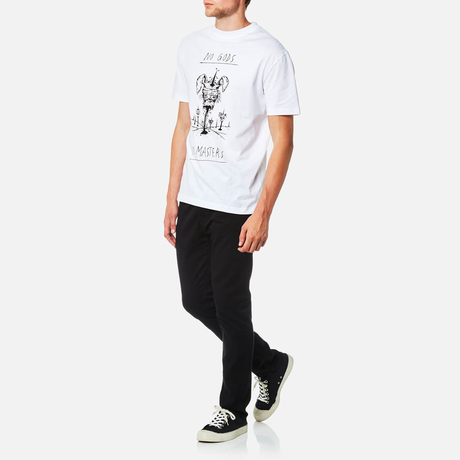 McQ Alexander McQueen Men's Dropped Shoulder No Gods No