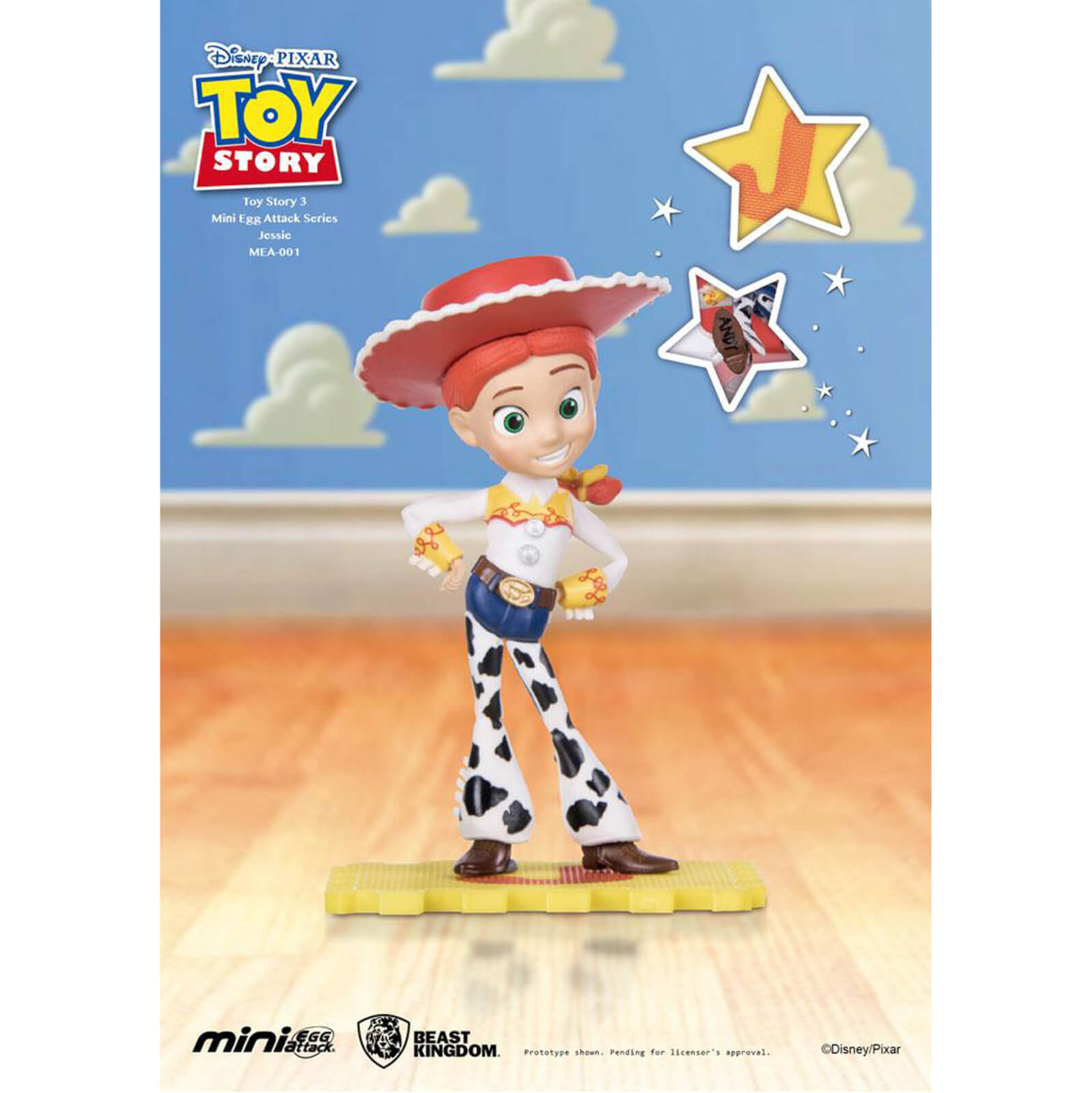 Beast Kingdom Disney Toy Story Mini Egg Attack Jessie 9cm Figure