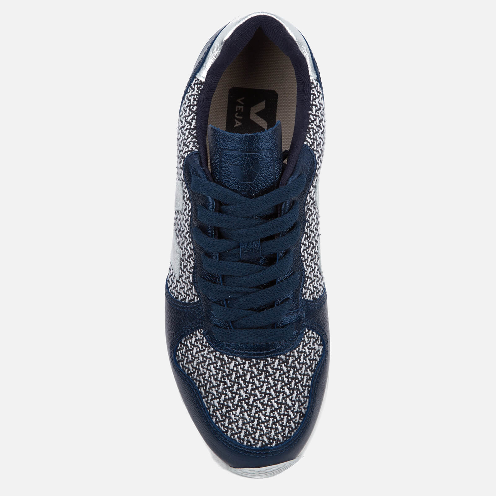 Veja Women s Holiday Runner Trainers Blend Black White Petrole