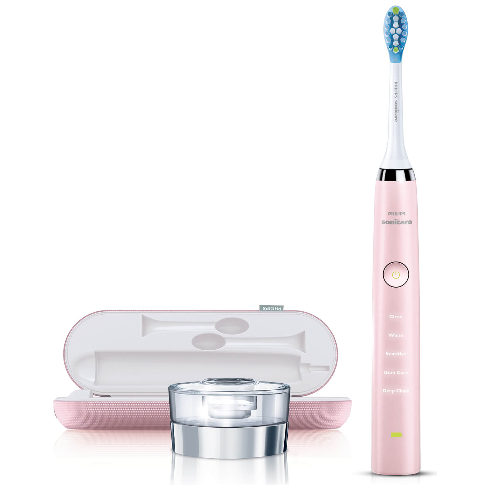 Cepillo de dientes eléctrico Sonicare DiamondClean Deep Clean Sonic HX9361/62 de Philips - Rosa