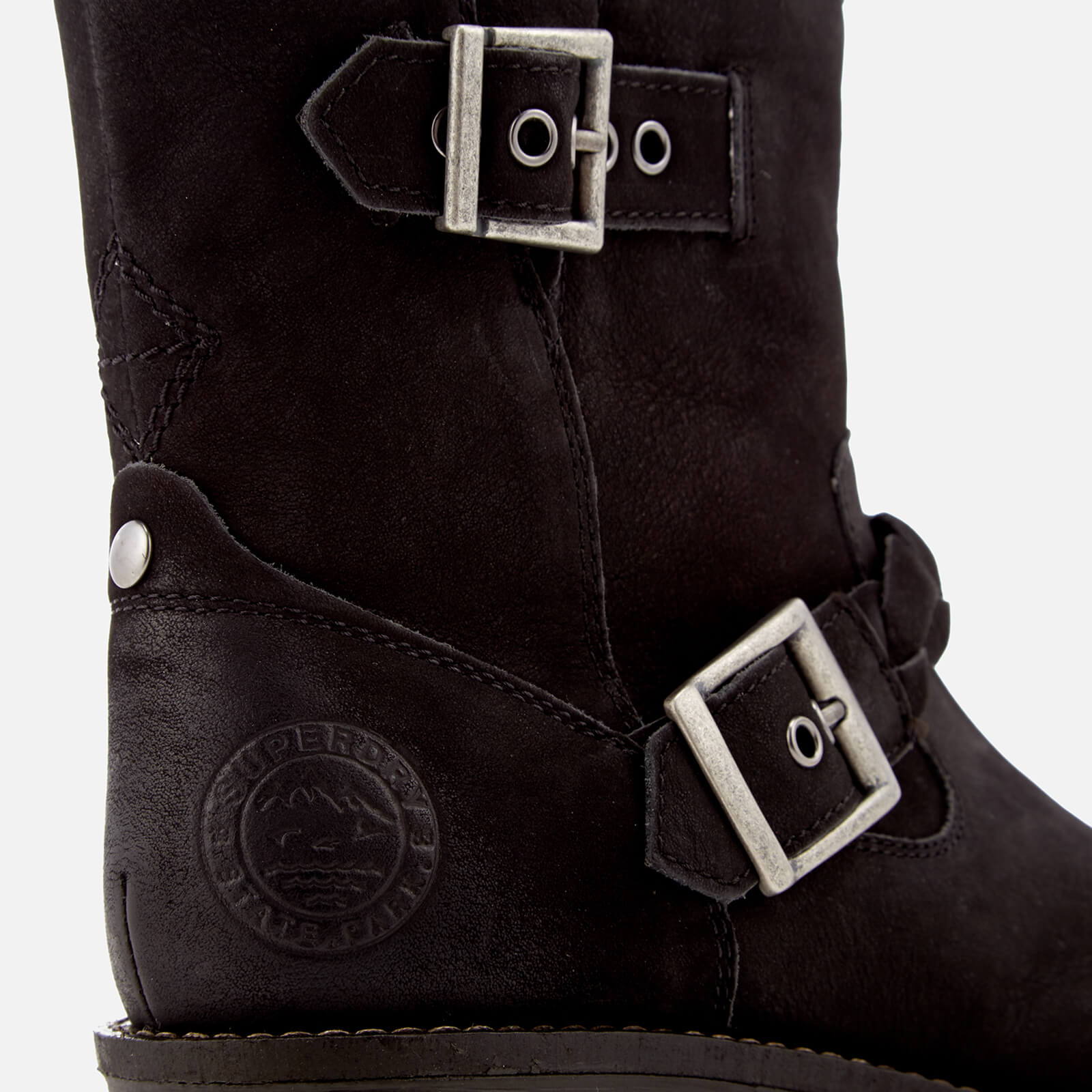 Superdry Women s Hurbis Biker Boots Black Allsole