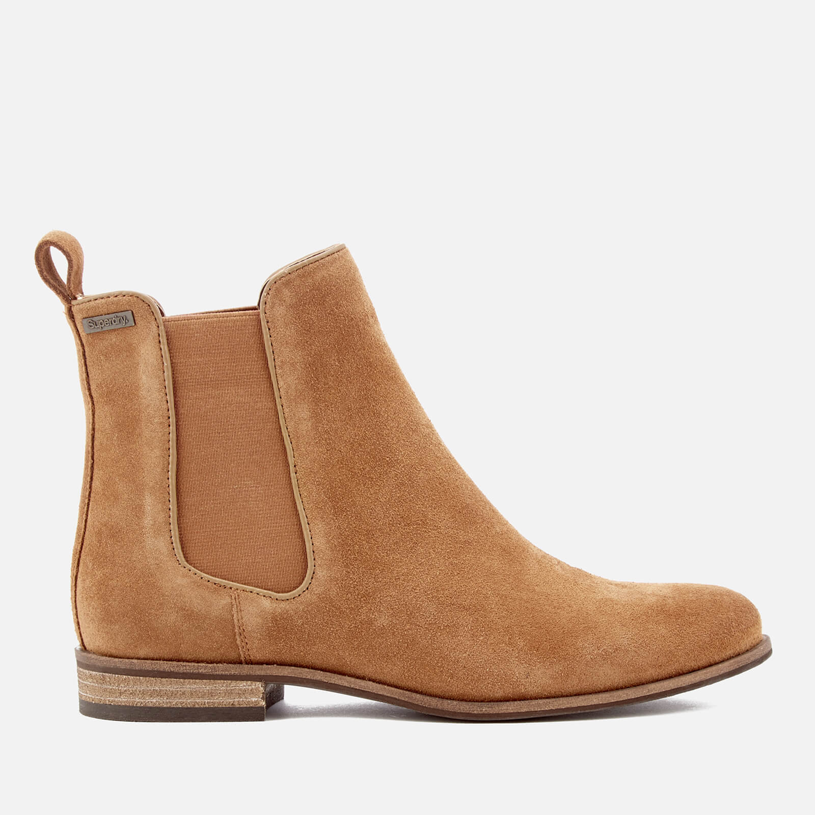 Superdry Women s Millie Suede Chelsea Boots Rust Tan Allsole