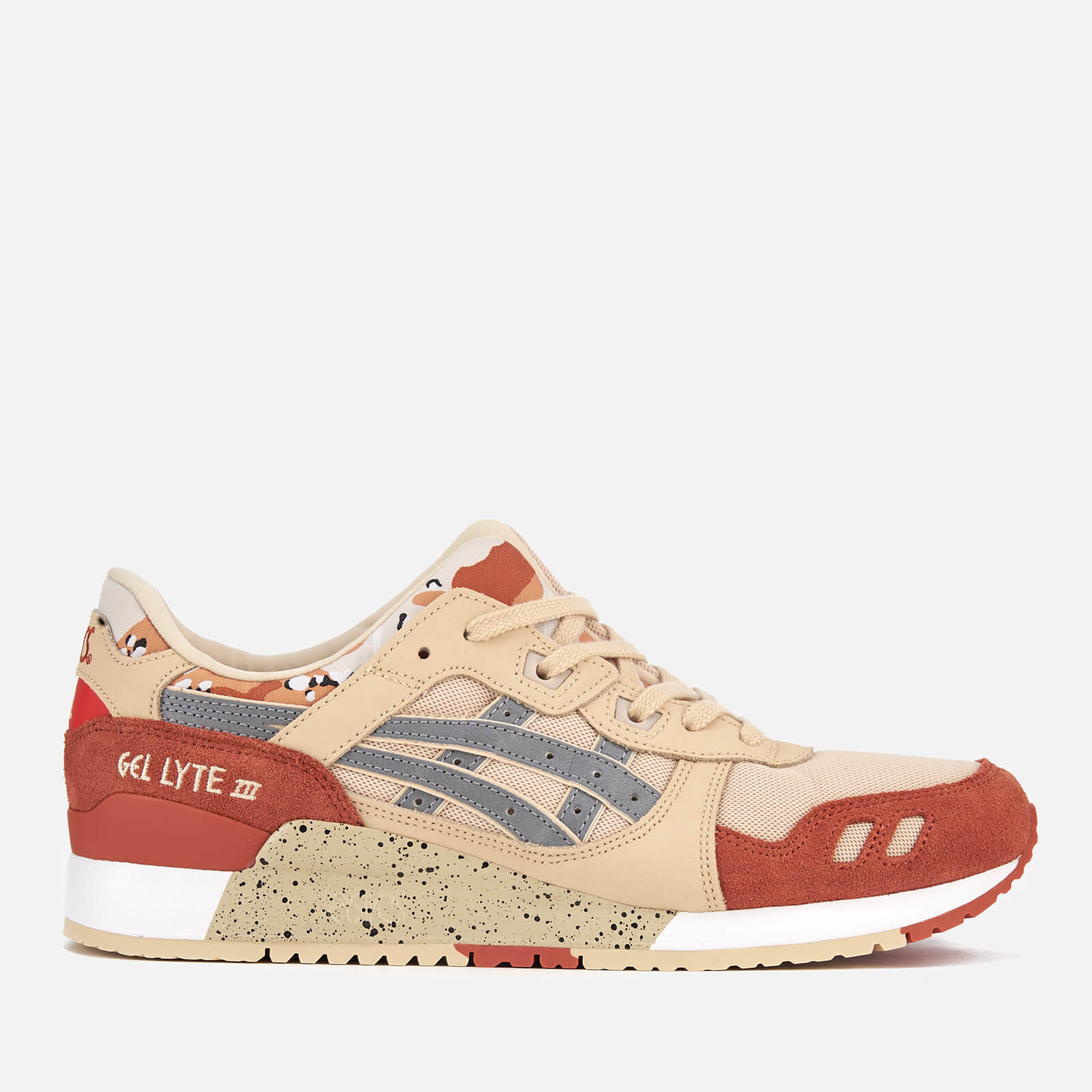 Asics Lifestyle Men s Gel Lyte III Trainers Marzipan Silver Allsole
