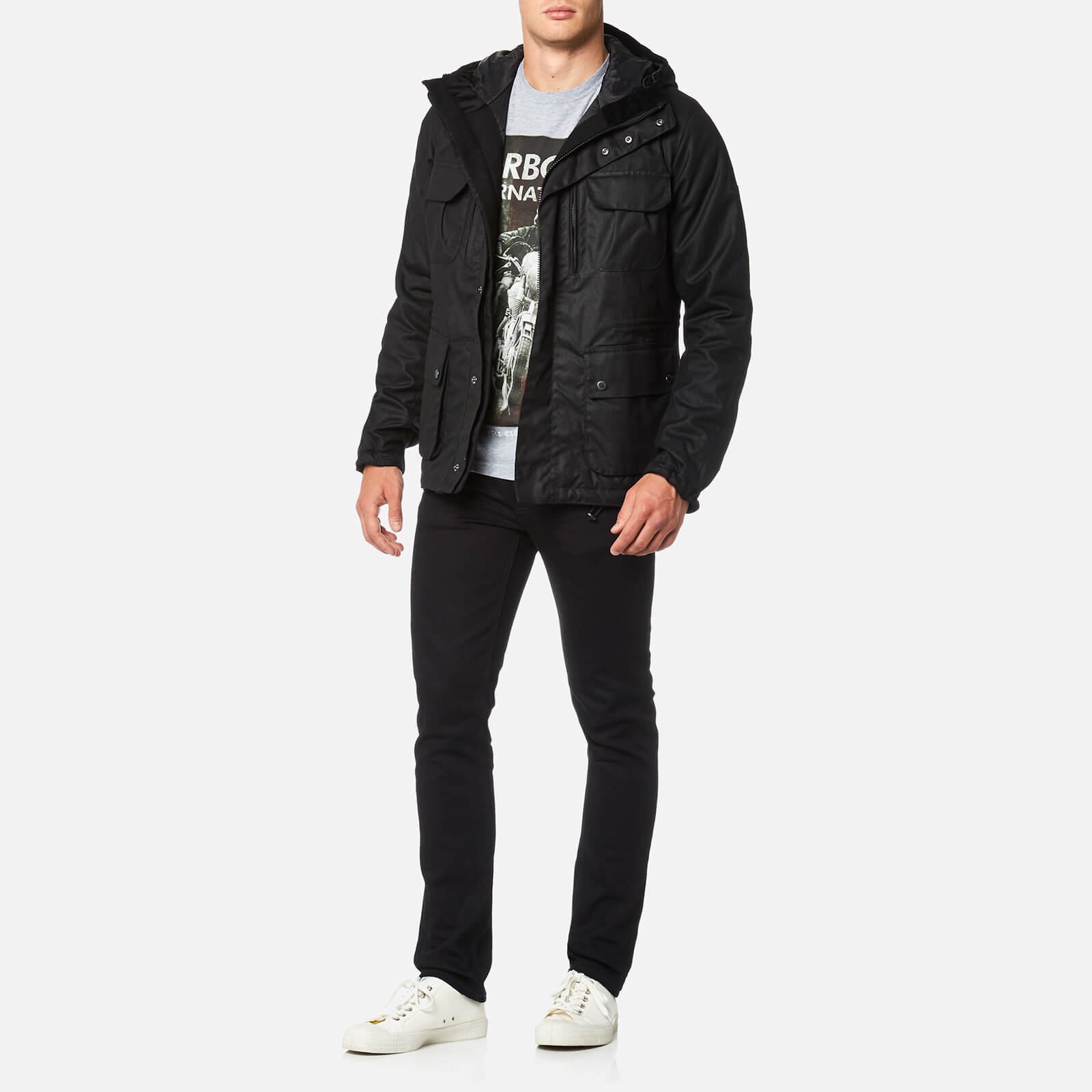 Barbour delta waxed jacket cheap