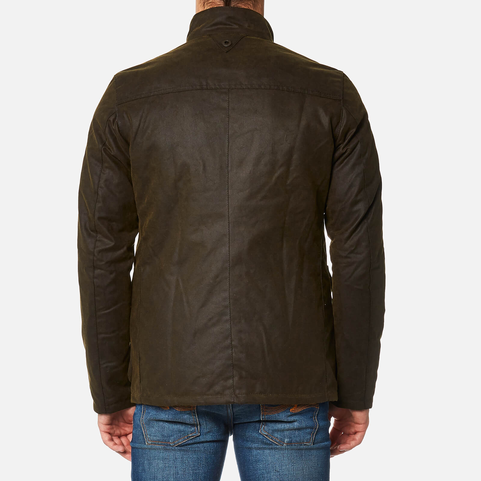 Barbour Men s Leeward Wax Jacket Olive Coggles