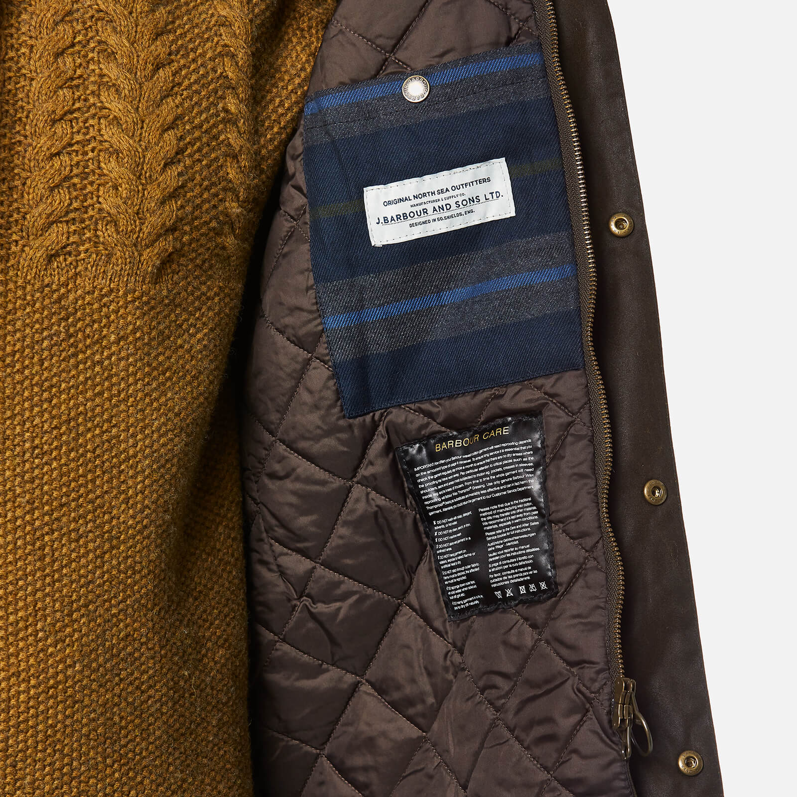 Barbour leeward wax shop jacket
