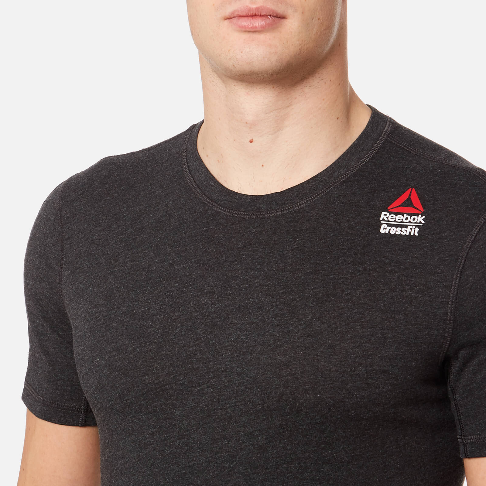 Reebok Men s CrossFit Performance Blend Short Sleeve T Shirt Black Coggles